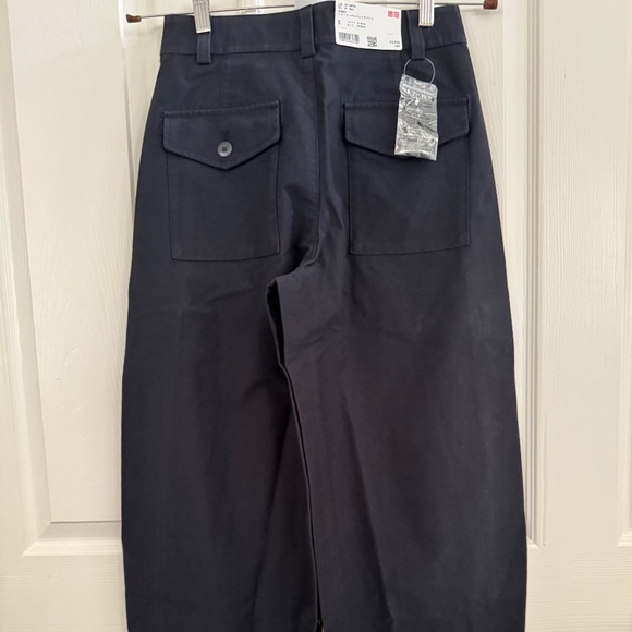 NWT Uniqlo Navy Jersey Barrel Pants size S (Japan) - Picture 3 of 6